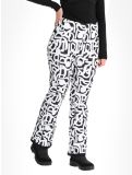 Miniatura Dare2b, Upshill pantalones de esquí softshell mujeres Black and White Graffiti Print blanco, negro 