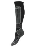 Miniatura Deluni, Gaia calcetines de esquí unisex Black With Grey Lines gris, negro 