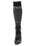 Miniatura Deluni, Gaia calcetines de esquí unisex Black With Grey Lines gris, negro 