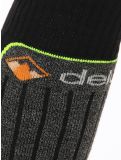 Miniatura Deluni, Gaia calcetines de esquí unisex Black With Neon Green Lines negro, verde 