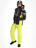 Miniatura Deluni, Challenger 4 chaqueta de esquí hombres Black / Yellow Lime amarillo, negro 