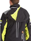 Miniatura Deluni, Challenger 4 chaqueta de esquí hombres Black / Yellow Lime amarillo, negro 