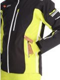 Miniatura Deluni, Challenger 4 chaqueta de esquí hombres Black / Yellow Lime amarillo, negro 