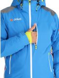 Miniatura Deluni, Challenger 4 chaqueta de esquí hombres Sky Blue azul 