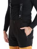 Miniatura Deluni, Icerocker Pro pantalones de esquí hombres Black / Brown marrón, negro 