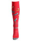 Miniatura Deluni, Joyride calcetines de esquí unisex Socks On Socks Red rojo 