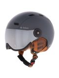 Miniatura Deluni, Montano Pro 2 casco con visera unisex Matt Dark Grey gris 