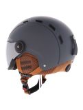 Miniatura Deluni, Montano Pro 2 casco con visera unisex Matt Dark Grey gris 