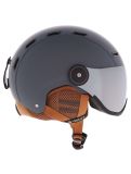 Miniatura Deluni, Montano Pro 2 casco con visera unisex Matt Dark Grey gris 