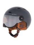 Miniatura Deluni, Montano Pro 1 casco con visera unisex Dark Grey gris 