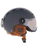 Miniatura Deluni, Montano Pro 1 casco con visera unisex Dark Grey gris 