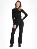 Miniatura Deluni, Neva pantalones de esquí softshell mujeres Basic Black negro 