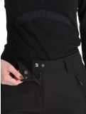 Miniatura Deluni, Neva pantalones de esquí softshell mujeres Basic Black negro 