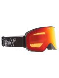 Miniatura Demon, Master gafas de esquí unisex Matt Black Red - Orange Red Mirror negro, rojo 