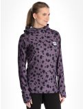 Miniatura Eivy, Icecold Hood camisa termoactiva mujeres Purple Cheetah negro, púrpura 