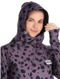 Miniatura Eivy, Icecold Hood camisa termoactiva mujeres Purple Cheetah negro, púrpura 