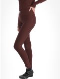 Miniatura Eivy, Icecold Rib Tights pantalón termoactivo mujeres Wine borgoña 