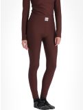 Miniatura Eivy, Icecold Rib Tights pantalón termoactivo mujeres Wine borgoña 