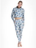 Miniatura Eivy, Pocket pantalón termoactivo mujeres Blue Flower azul, blanco 