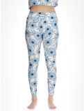 Miniatura Eivy, Pocket pantalón termoactivo mujeres Blue Flower azul, blanco 