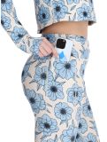 Miniatura Eivy, Pocket pantalón termoactivo mujeres Blue Flower azul, blanco 