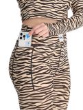 Miniatura Eivy, Pocket pantalón termoactivo mujeres Zebra marrón 