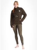 Miniatura Eivy, Techlight Halfzip Fleece sudadera mujeres Leopard marrón 