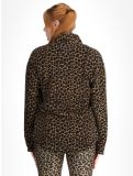 Miniatura Eivy, Techlight Halfzip Fleece sudadera mujeres Leopard marrón 