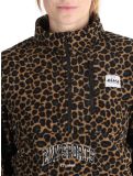 Miniatura Eivy, Techlight Halfzip Fleece sudadera mujeres Leopard marrón 