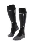 Miniatura Falke, SK2 Intermediate calcetines de esquí mujeres Black Mix gris, negro 