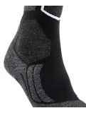 Miniatura Falke, SK2 Intermediate calcetines de esquí mujeres Black Mix gris, negro 