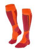 Miniatura Falke, SK2 Intermediate calcetines de esquí hombres Flash Orange naranja 