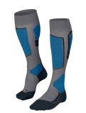 Miniatura Falke, SK4 Advanced calcetines de esquí hombres M. Grey Melange azul 