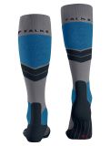 Miniatura Falke, SK4 Advanced calcetines de esquí hombres M. Grey Melange azul 