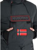 Miniatura Geographical Norway, Benyamine chaqueta de esquí hombres Dark Grey gris 