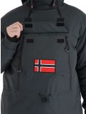 Miniatura Geographical Norway, Benyamine chaqueta de esquí hombres Dark Grey gris 