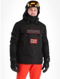 Miniatura Geographical Norway, Benyamine chaqueta de esquí hombres Black negro 