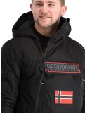 Miniatura Geographical Norway, Benyamine chaqueta de esquí hombres Black negro 