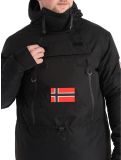 Miniatura Geographical Norway, Benyamine chaqueta de esquí hombres Black negro 