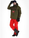 Miniatura Geographical Norway, Benyamine chaqueta de esquí hombres Kaki verde 