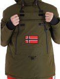 Miniatura Geographical Norway, Benyamine chaqueta de esquí hombres Kaki verde 