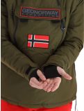 Miniatura Geographical Norway, Benyamine chaqueta de esquí hombres Kaki verde 