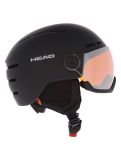 Miniatura Head, Knight casco con visera unisex Black negro 