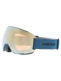 Miniatura Head, Magnify 5K gafas de esquí lente extra unisex Gold / Petrol azul, Goud 