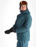 Miniatura Helly Hansen, Alpha 3L Long Shell chaqueta de esquí hardshell hombres Dark Creek verde 