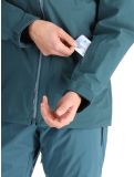 Miniatura Helly Hansen, Alpha 3L Long Shell chaqueta de esquí hardshell hombres Dark Creek verde 