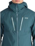 Miniatura Helly Hansen, Alpha 3L Long Shell chaqueta de esquí hardshell hombres Dark Creek verde 