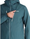 Miniatura Helly Hansen, Alpha 3L Long Shell chaqueta de esquí hardshell hombres Dark Creek verde 