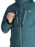 Miniatura Helly Hansen, Alpha 3L Long Shell chaqueta de esquí hardshell hombres Dark Creek verde 