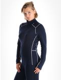 Miniatura Helly Hansen, W Lifa Merino Midweight 1/2 Zip jersey mujeres Navy azul 